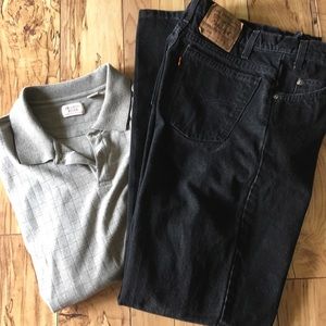Levi’s 550 Relaxed Fit Black Jeans